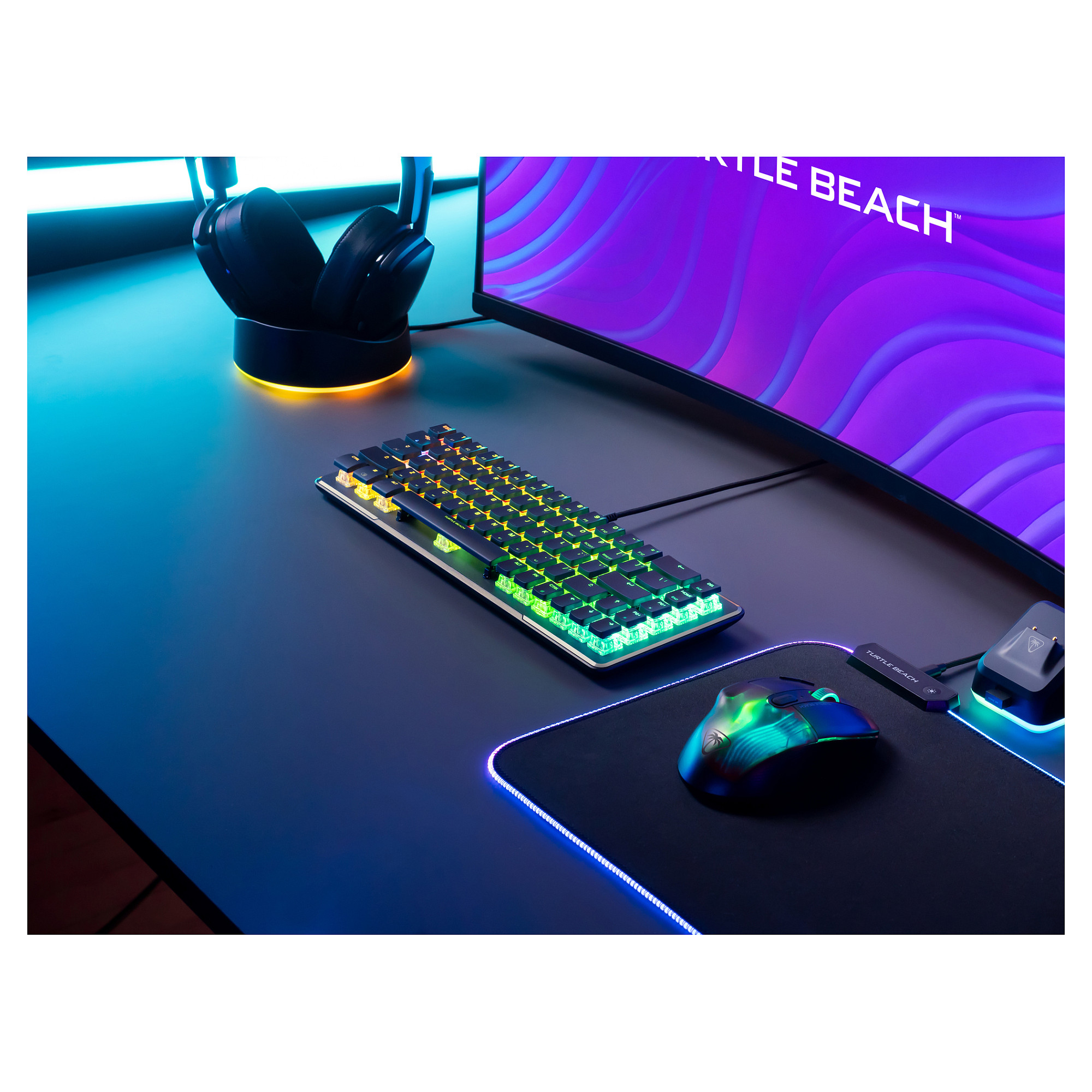 Tastierë Gaming Turtle Beach Vulcan II Mini / Red Switch / Wired / QWERTY / German Language – Zezë 5
