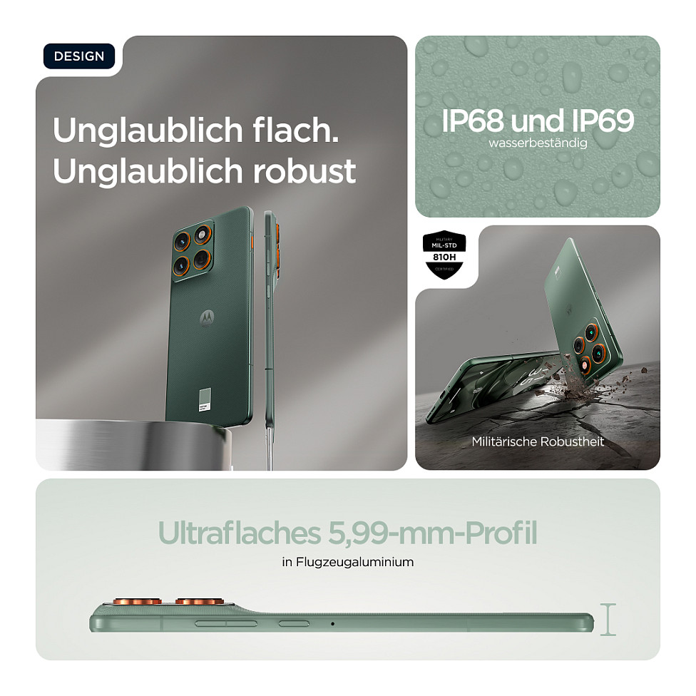 Telefon Motorola Moto Edge 70 5G / 12GB / 512GB – Gjelbër - Figura 5