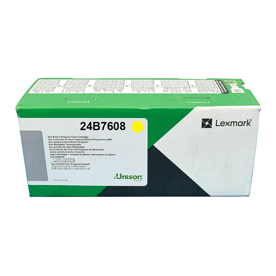 Toner Lexmark 24B7608 XC – Verdhë