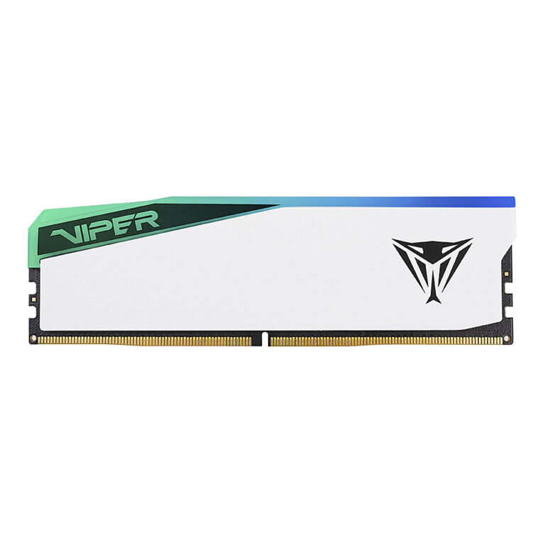RAM Memorie DDR5 Patriot Viper Elite 96GB (2x48) / PC6000 / CL42 / RGB / Dual Channel / Gaming - Bardhë