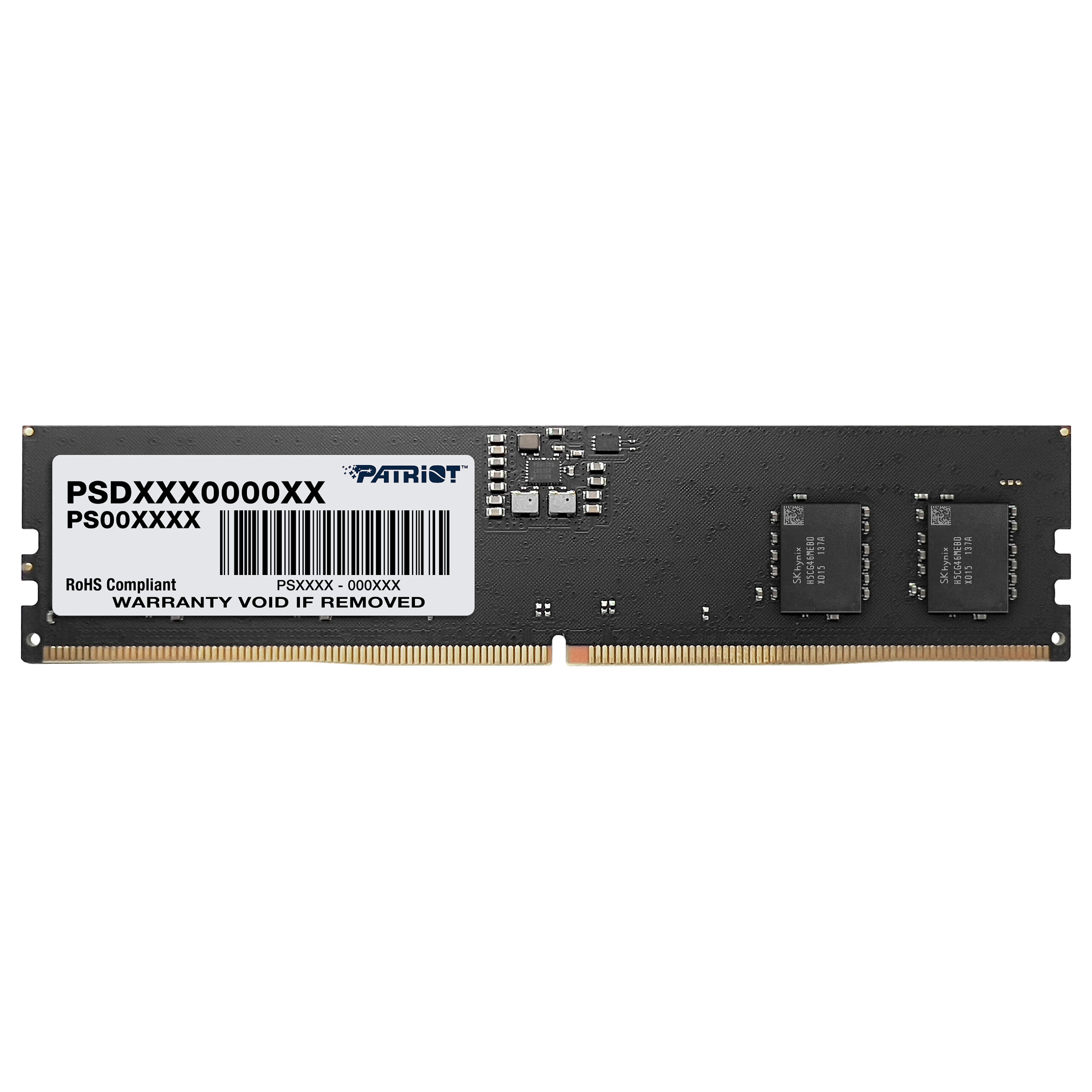 RAM Memorie DDR5 Patriot Signature Line 16GB (1x16) / PC5600 / CL46 / Single Channel - Zezë