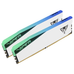 RAM Memorie DDR5 Patriot DIMM PC7000 / 32GB / 2×16GB / Dual‑Kit / Viper Elite 5 RGB CL38 PE936 8