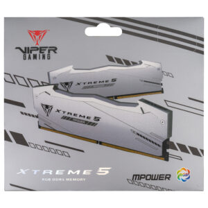 RAM Memorie DDR5 Patriot DIMM PC8000 / 32GB / 2×16GB / Dual‑Kit / Viper XTREME 5 Mpower RGB 8