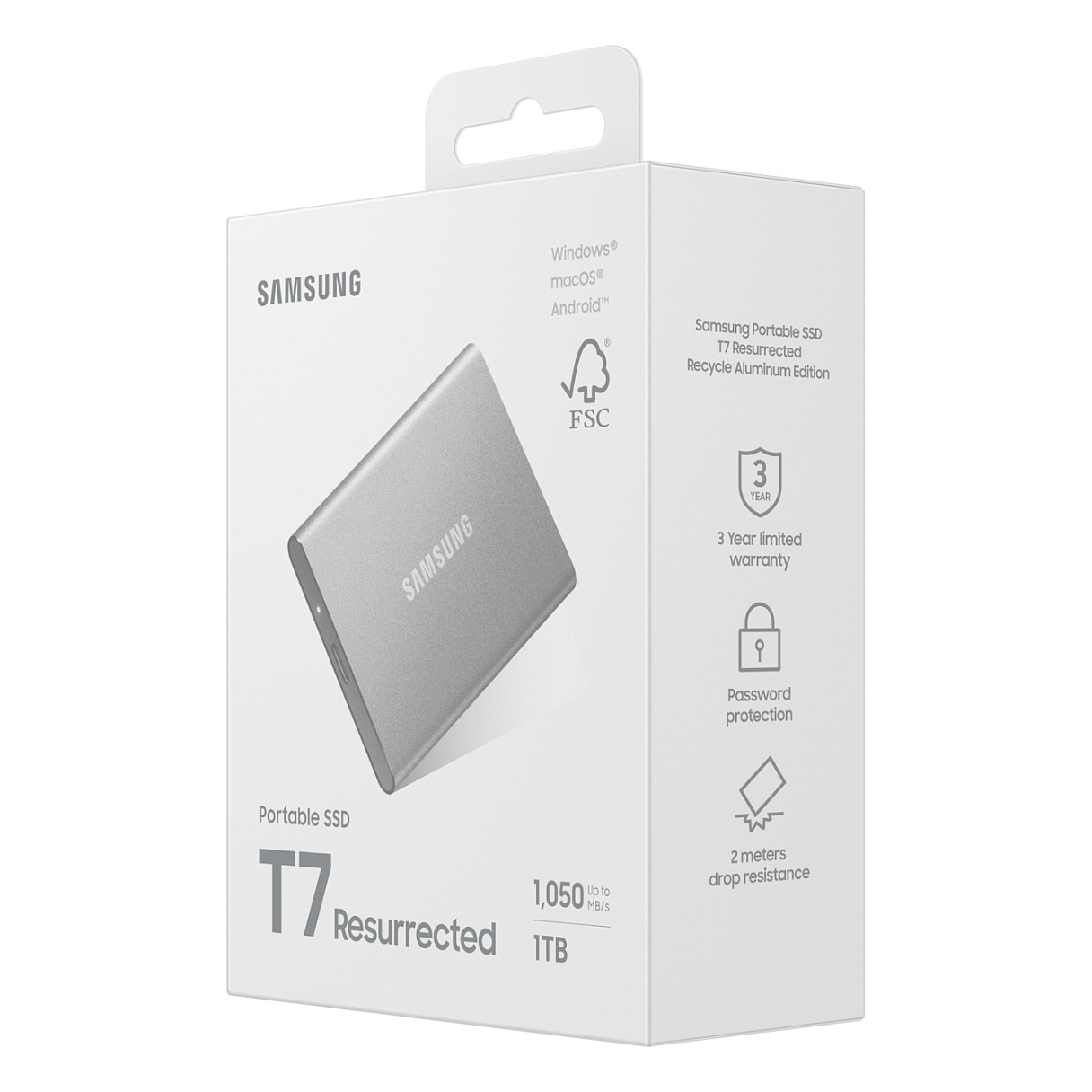 SSD të Jashtëm Samsung Portable T7 Resurrected / 1TB - Figura 3
