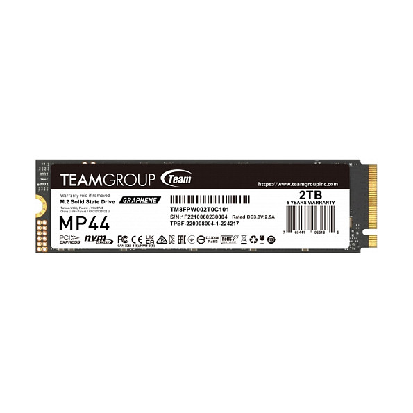SSD të Brendshme Team Group MP44 / M.2 2280 / 2TB / NVMe
