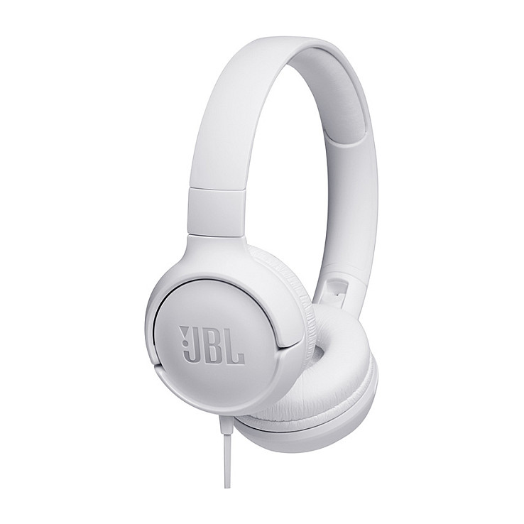 Kufje me kabllo JBL Tune 500 On-Ear - Bardhë