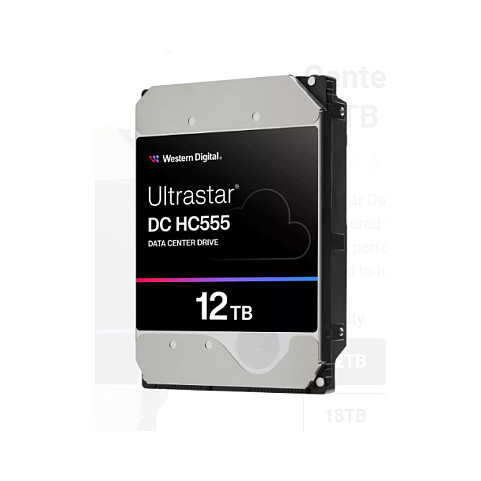 HDD të Brendshme WD Ultrastar DC HC555 / 12TB / SATA 6Gb/s / 3.5″