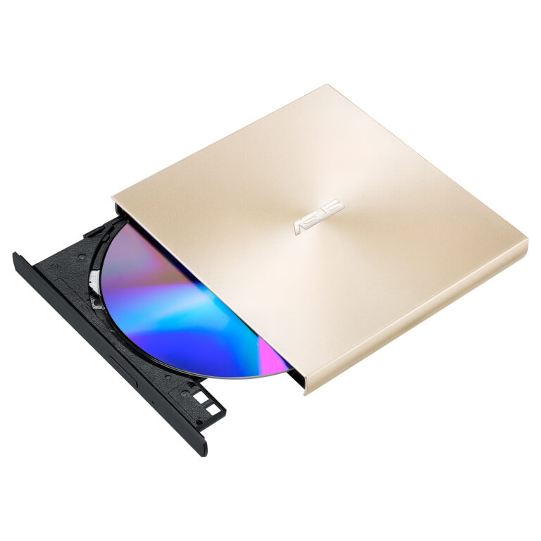 DVD e jashtme ASUS ZenDrive U8M USB-C me M-DISC - Gold/Zezë