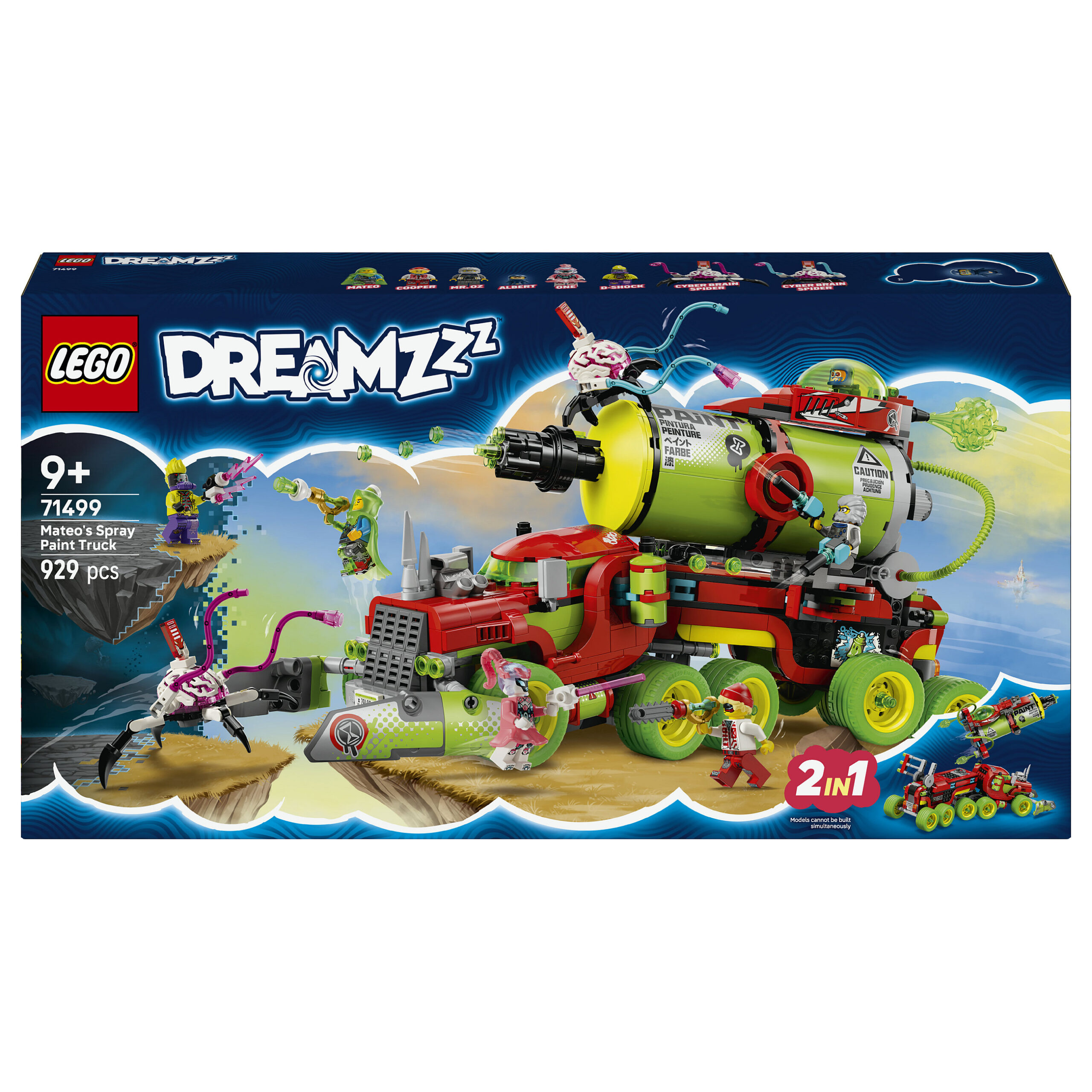 LEGO DREAMZzz Mateo’s Spray Paint Truck 71499