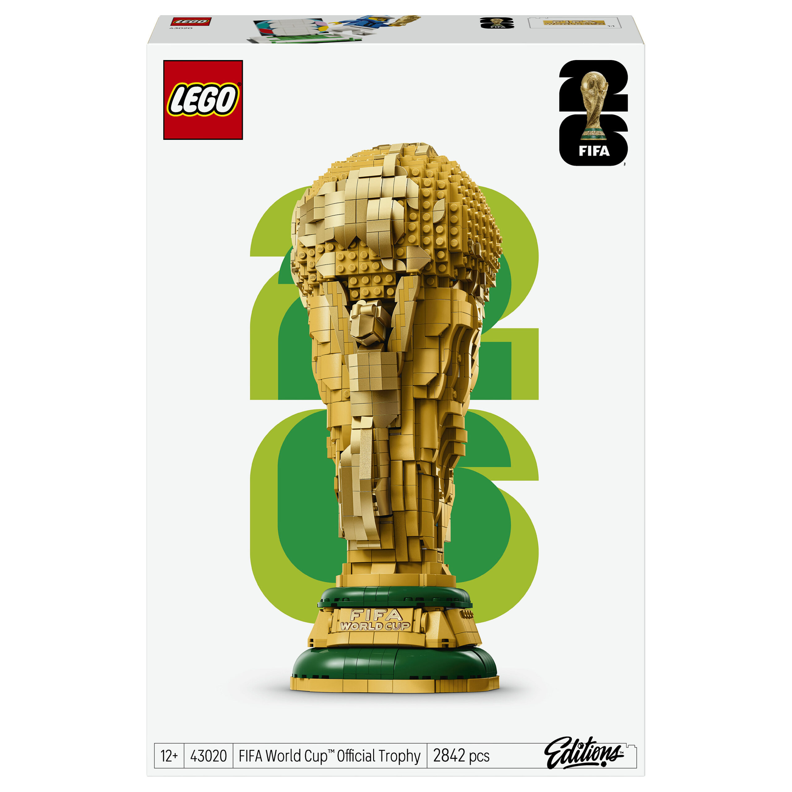 LEGO Editions Sports Official FIFA World Cup Trophy 43020