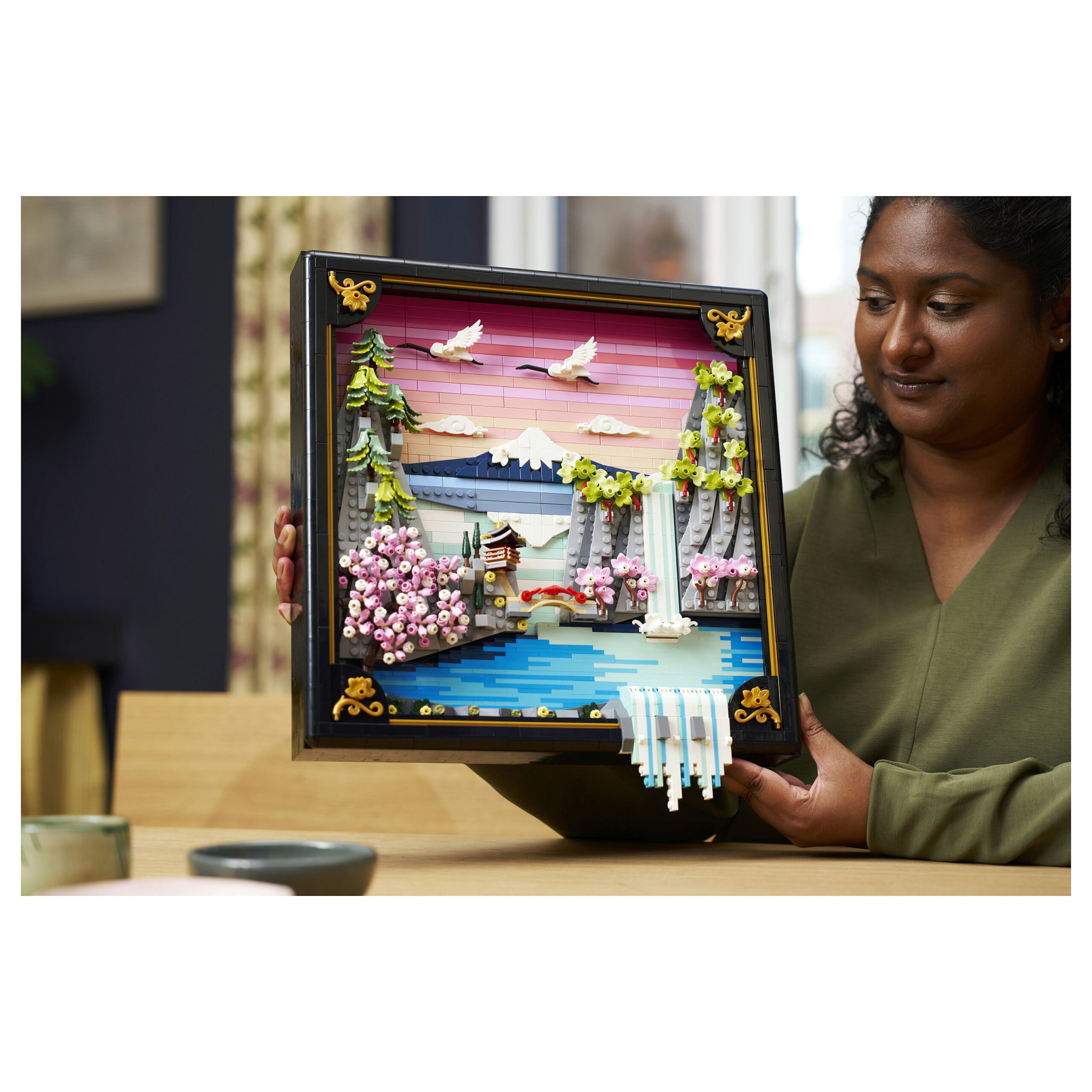 LEGO Art Japanese Cherry Blossom Landscape 31218 - Figura 3