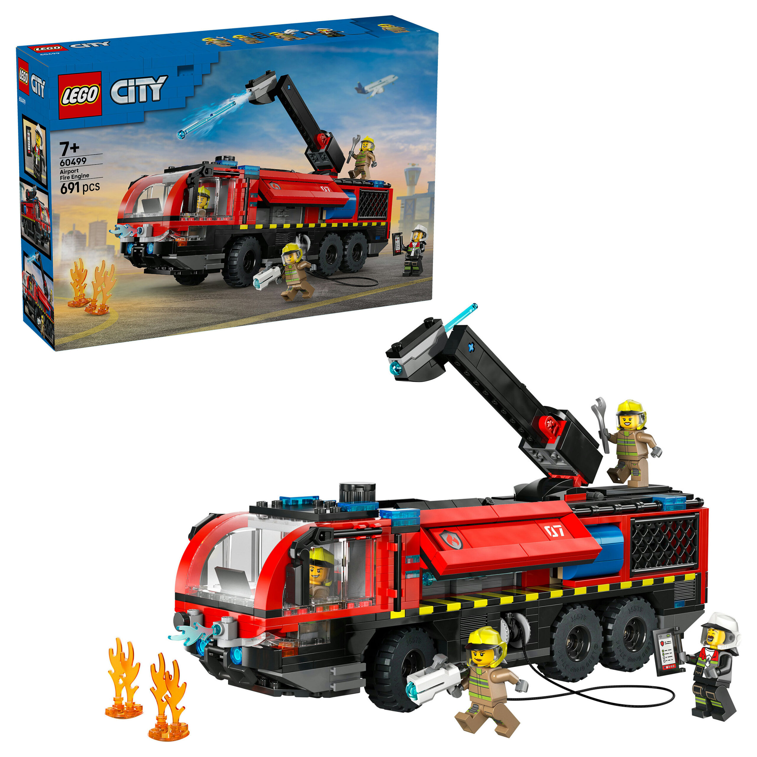 LEGO City Airport Fire Truck 60499 - Figura 4