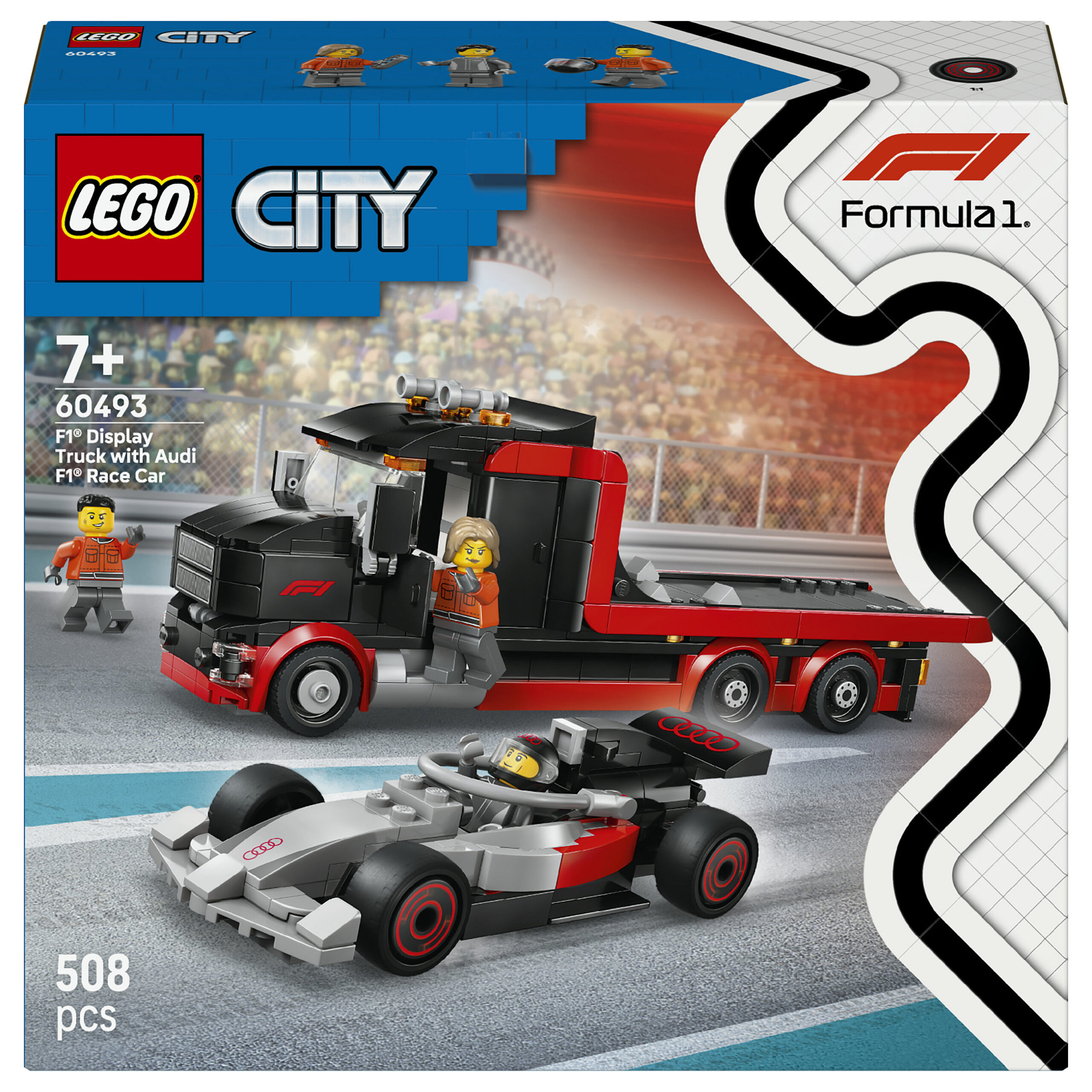 LEGO City F1 Truck with Audi F1 Racing Car 60493