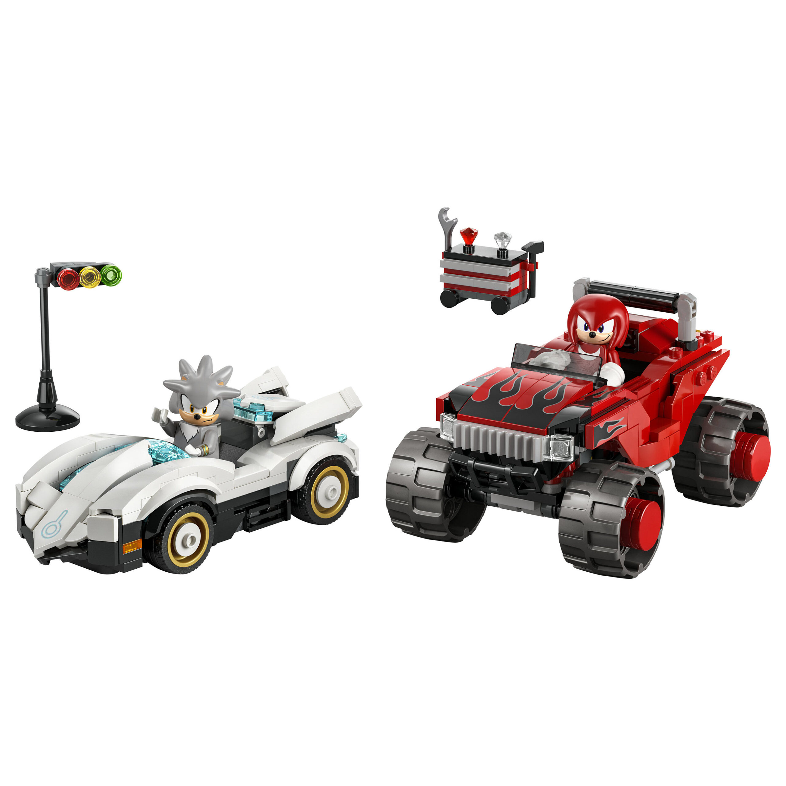 LEGO Silver's Car VS Knuckles' Monster Truck 77118 - Figura 2