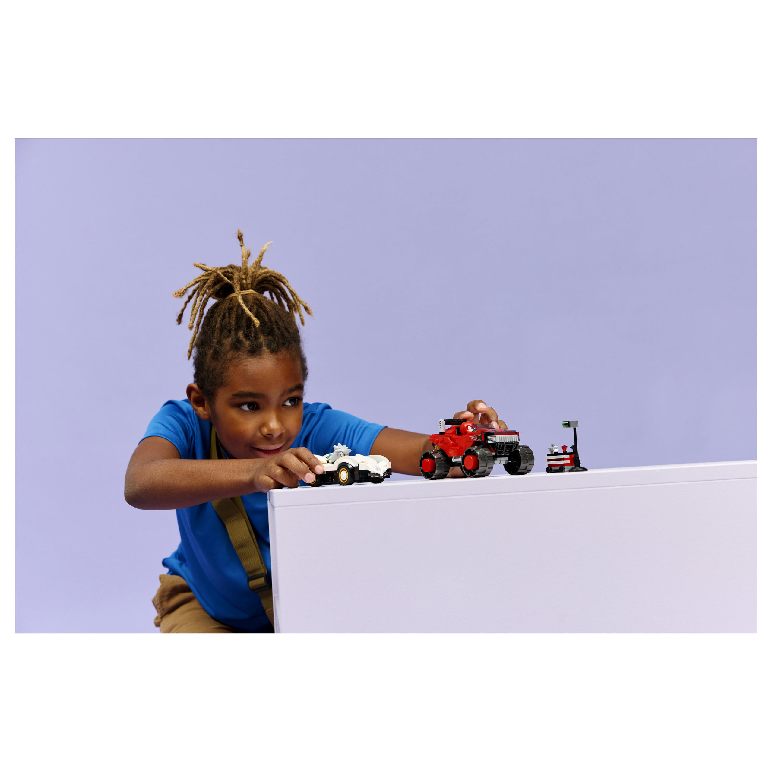 LEGO Silver's Car VS Knuckles' Monster Truck 77118 - Figura 4