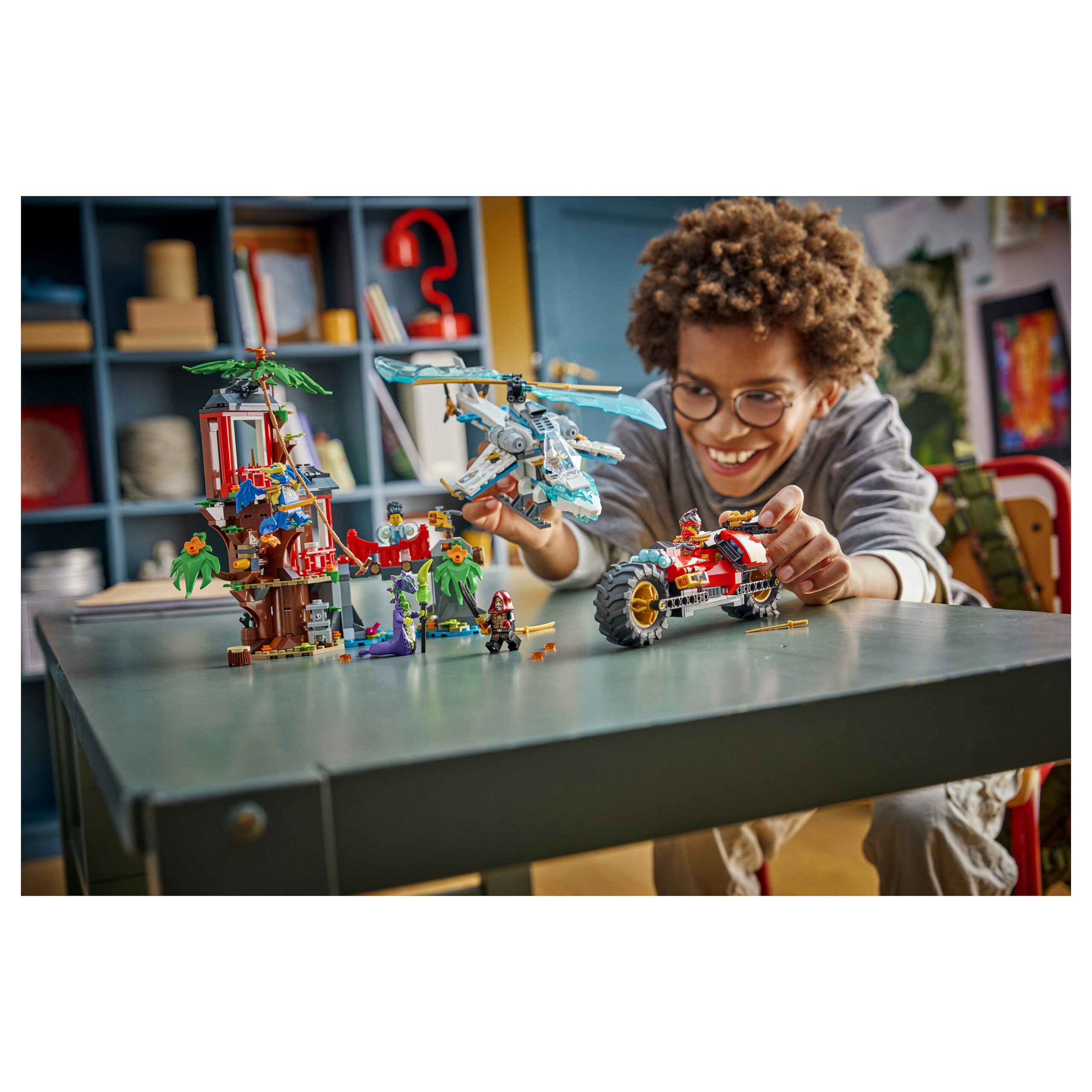 LEGO Ninja Vehicle Tree House Battle 71857 - Figura 3