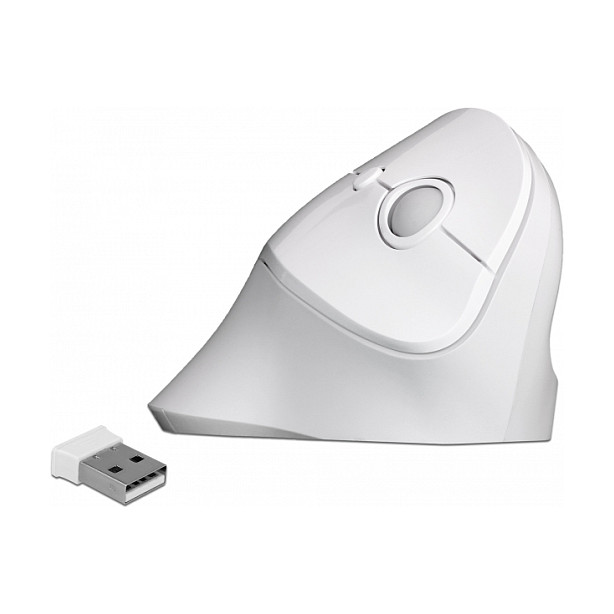 Maus pa kabllo Delock Ergonomik USB – Bardhë
