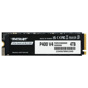 SSD të Brendshme Patriot P400 V4 / 4TB / M.2 2280 / PCIe 4.0 x4 / NVMe 2.0