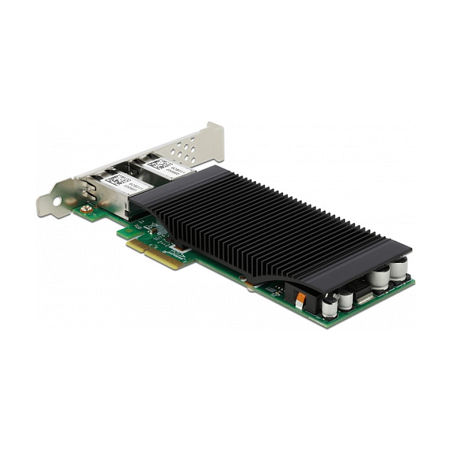 Karta të rrjetit DeLOCK PCI Express x4 / Gigabit LAN / 2× RJ45 PoE+ / Intel i350