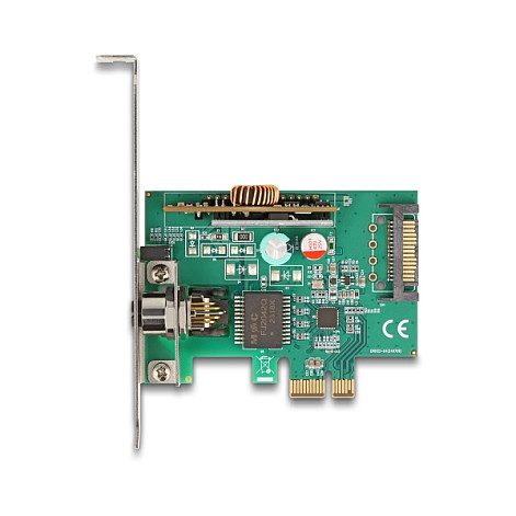 Karta të rrjetit DeLOCK PCI Express x1 / 2.5 Gigabit LAN / 1× M12 PoE+ / RTL