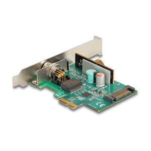 DeLOCK PCI Express x1 2.5 Gigabit LAN Card M12 PoE+ Industrial Network Adapter RTL 6