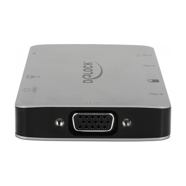 Docking Station Delock USB-C 4K to HDMI / VGA / USB 3.1 / SD / LAN / PD 3.0 - Figura 2