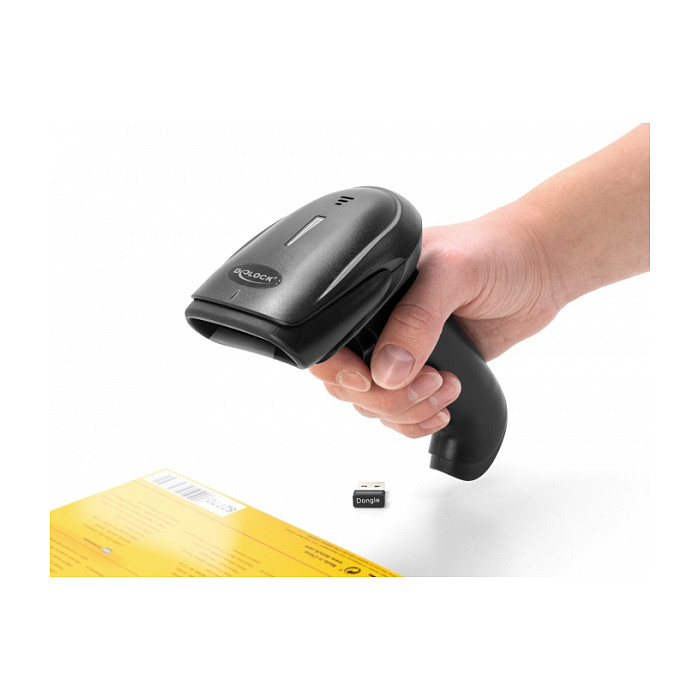 Skaner laser i barkodeve Delock 90564 / 1D me 2.4GHz / Bluetooth ose USB 5