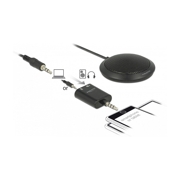 Mikrofon Condenser Desktop / Conference / 3.5mm 3‑Pin Jack - Zezë - Figura 2