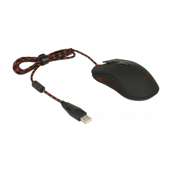 Maus Gaming me kabllo Delock Optike 4 Butona USB - Zezë