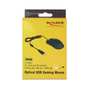 Maus Gaming me kabllo Delock Optike 4 Butona USB – Zezë 8