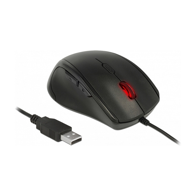 Maus me kabllo Optical Mouse / 5 Buttons / Left‑Handed - Zezë