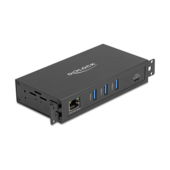 Hub DeLOCK / 3xUSB-A/ 1xUSB‑C / LAN - Zezë