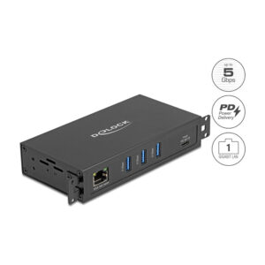 Hub DeLOCK / 3xUSB-A/ 1xUSB‑C / LAN – Zezë 7