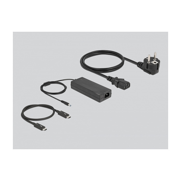 Docking Station DeLOCK Thunderbolt 3 / 8K / 2xDisplayPort / 3xUSB / LAN / SD / Audio - Gri - Figura 3