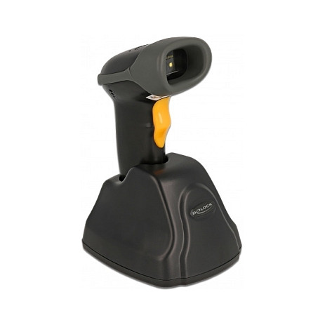 Skaner Delock i barkodeve 1D/2D 2.4GHz me charging station - 5 Gjuhë