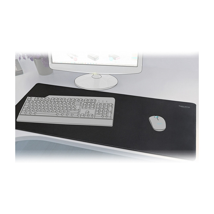 Mauspad Gaming Delock 900x500x3mm waterproof -Zezë - Figura 2