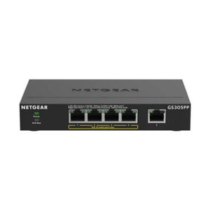 NETGEAR GS305PP 5-Port Gigabit PoE+ Unmanaged Switch 83W 4x PoE+ | Desktop Fanless Switch for IP Cameras, AP & VoIP (300 Series) 7