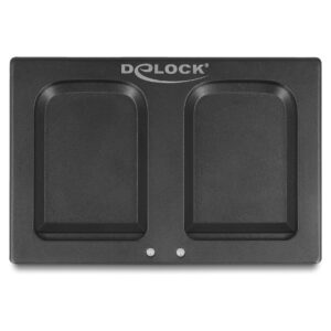 Skaner Delock unazor i barkodeve 1D/2D me 2.4GHz ose Bluetooth me charging station / 2 copë 8