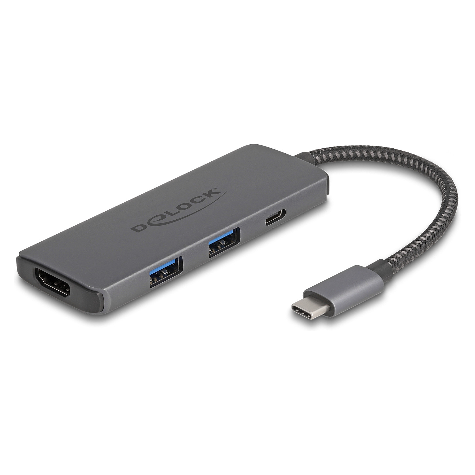 Docking Station DeLOCK / 8K / 1xHDMI / 2xUSB-A / 2xUSB-C - Gri