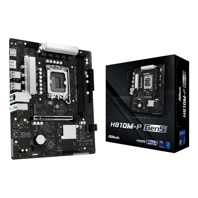 Pllakë Amë Intel ASRock H810M-P GEN5 / DDR5 / Socket S1851 / mATX