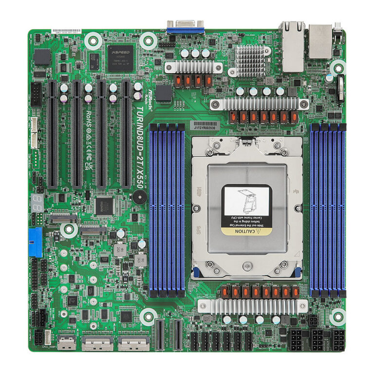 Pllakë Amë AMD ASRock TURIND8UD-2T/X550 Deep Micro-ATX Socket SP5 Single
