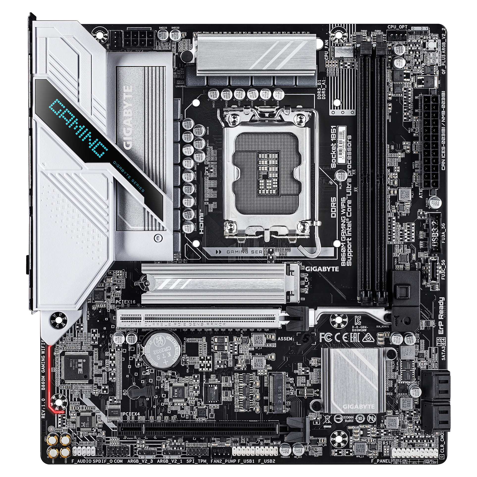 Pllakë Amë Intel Gigabyte B860M GAMING Wi‑Fi 6 / LGA1851 - Figura 2
