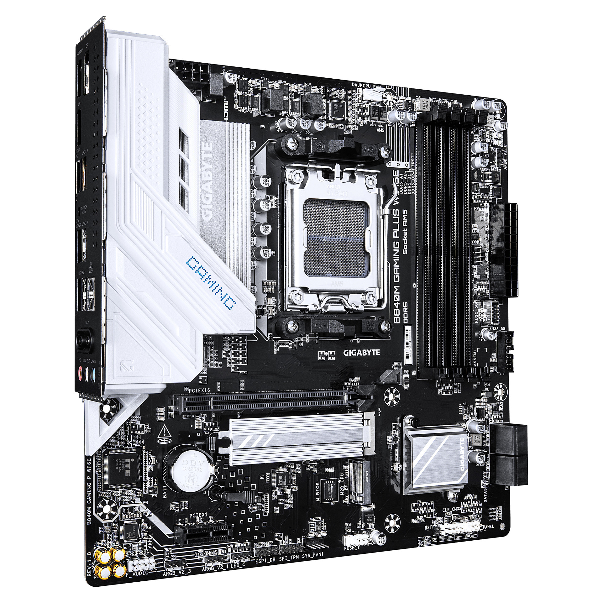 Pllakë Amë AMD Gigabyte B840M GAMING P WF6E / AM5 - Figura 3