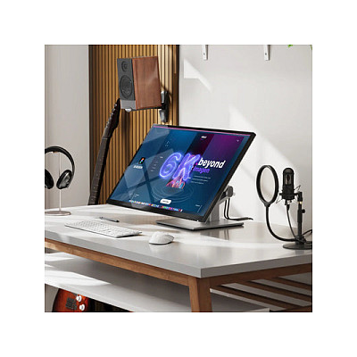 Monitor Alogic TFT Clarity / 32″/ 6K Ultra HD IPS / LED / Touch / 60Hz / 14ms / USB+HDMI+DP – Argjend - Figura 3