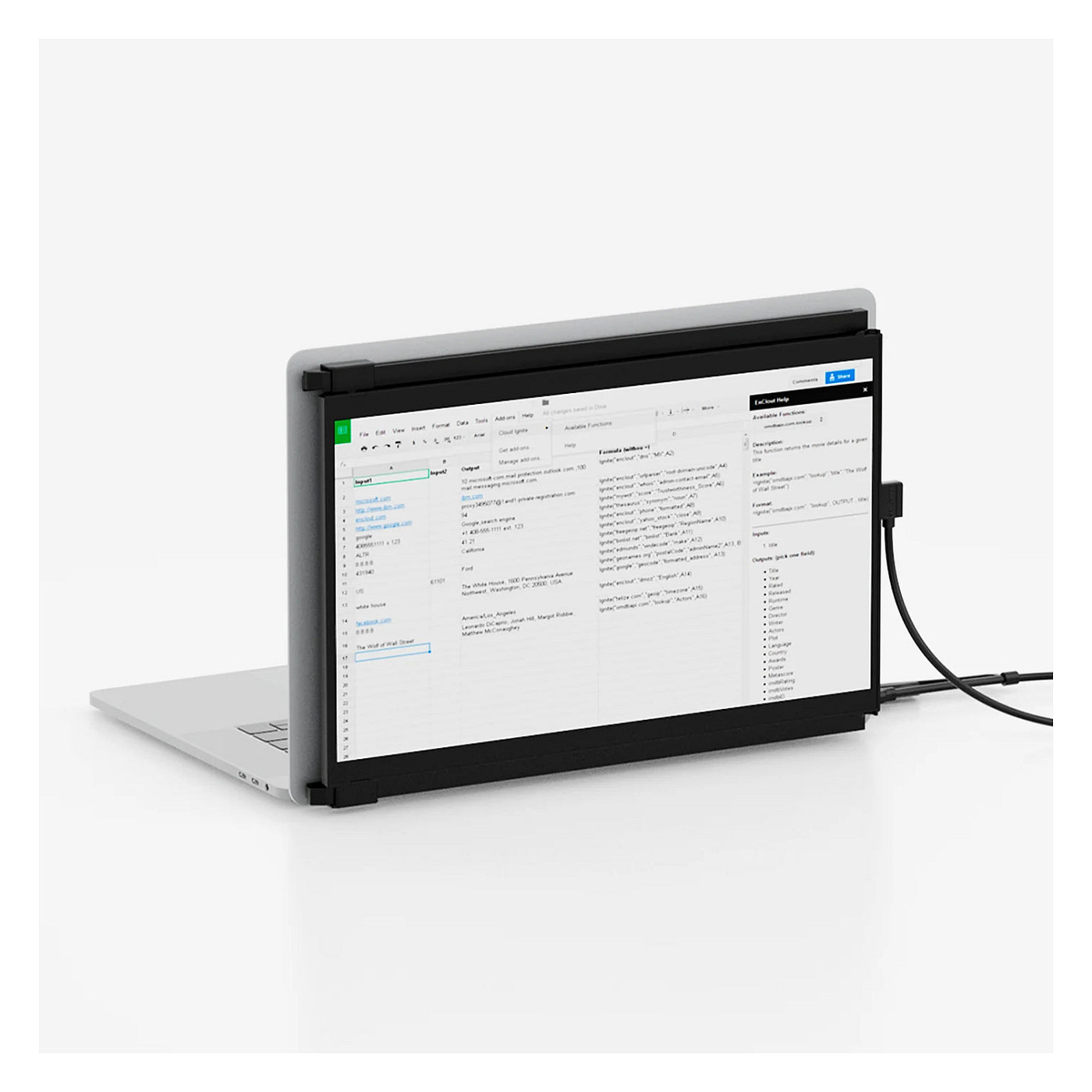 Monitor Mobile Pixels Duex Max DS / 14.1"/ Full HD IPS / LCD / 60Hz / USB+HDMI - Zezë - Figura 4