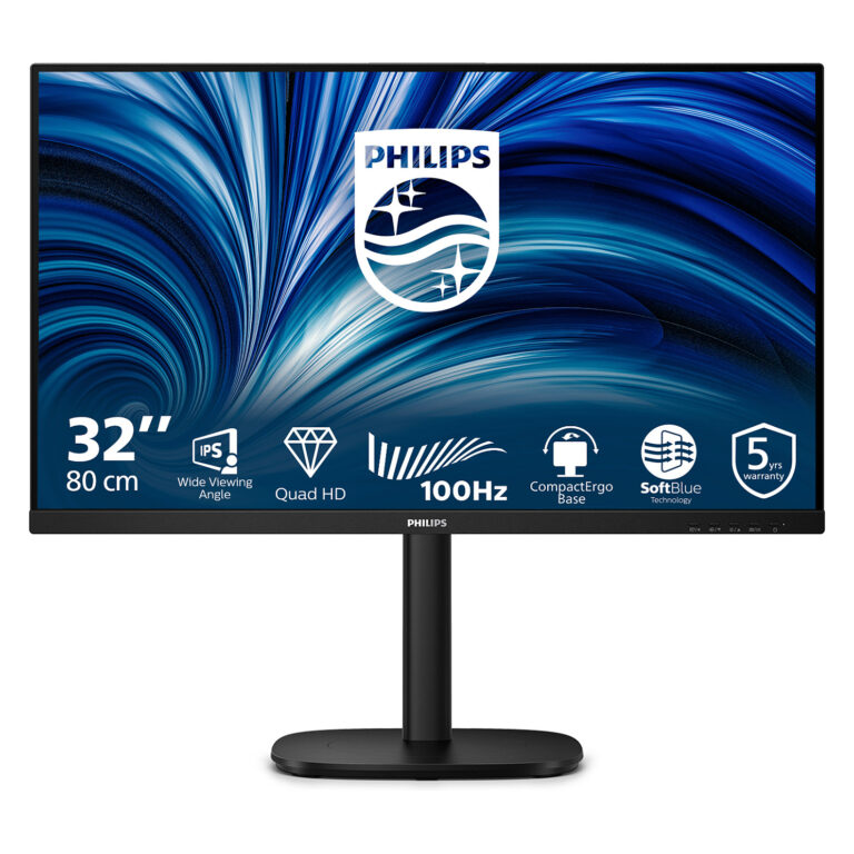 Monitor Philips 32B2N3500 / 31.5"/ Quad HD IPS LCD / 100Hz / 4ms / HDMI+DP - Zezë