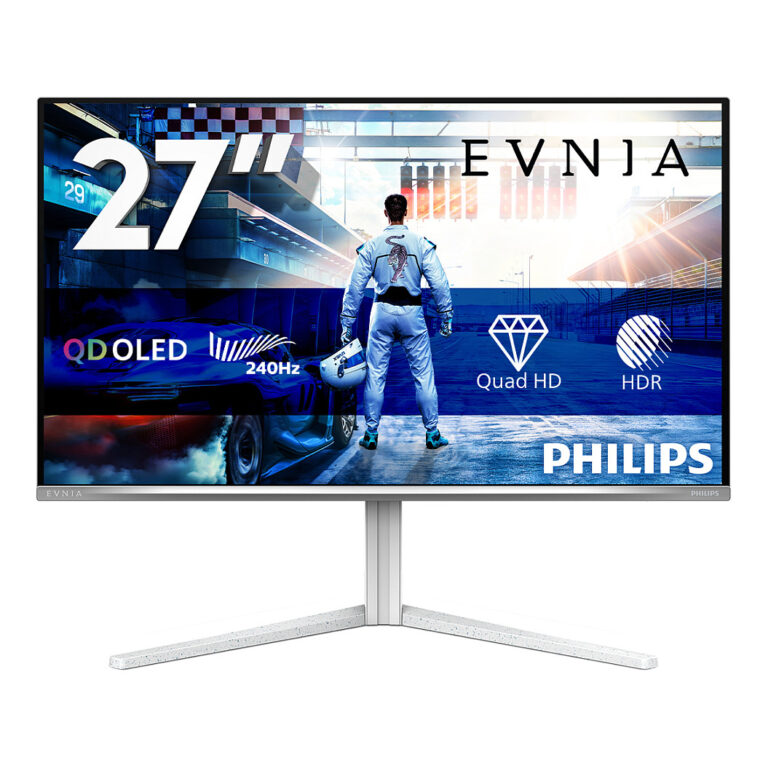Monitor Gaming Philips Evnia 27M2N6501L / 26.5"/ Quad HD OLED / 240Hz / 0.03ms / USB+HDMI+DP - Bardhë