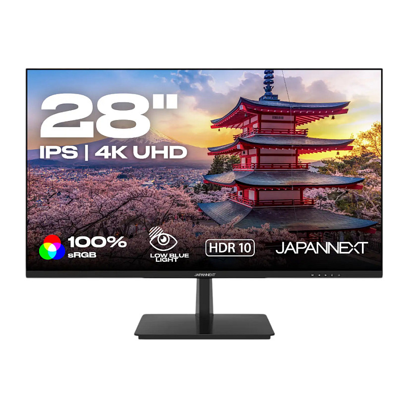 Monitor JapanNext JN-I280UHD60F-P / 28"/ 4K Ultra HD IPS LCD / 60Hz / 5ms / HDMI+DP - Zezë - Figura 2