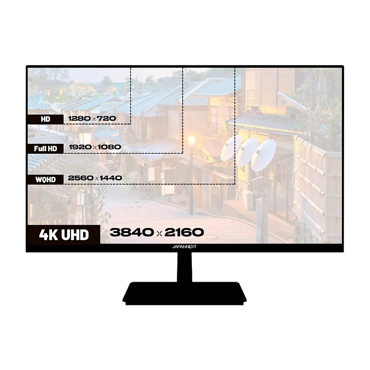 Monitor JapanNext JN-I280UHD60F-P / 28"/ 4K Ultra HD IPS LCD / 60Hz / 5ms / HDMI+DP - Zezë - Figura 4