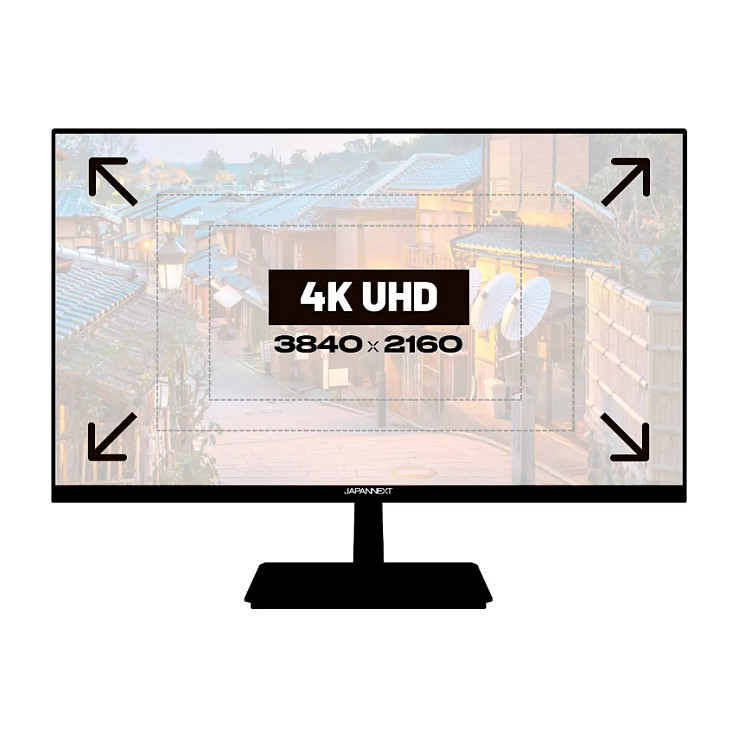 Monitor JapanNext JN-I280UHD60F-P / 28"/ 4K Ultra HD IPS LCD / 60Hz / 5ms / HDMI+DP - Zezë - Figura 5